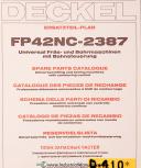 Deckel-Deckel FP3 Universal Milling Boring Spare Parts Manual Year (1980)-FP3-05